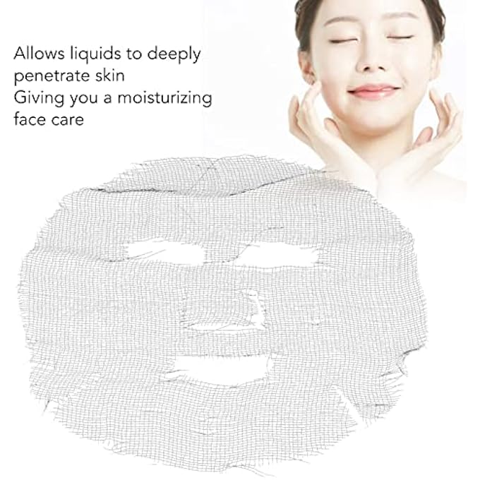 Yctze PRECUT GAUZE FACIAL SHEETS GOOD PERMEABILITY DEEPLY PENETRATE SKIN DIY 50PCS - Image 3